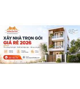 Báo Giá Xây Nhà Trọn Gói 2026 Tại TPHCM – Hoàng Gia Phát