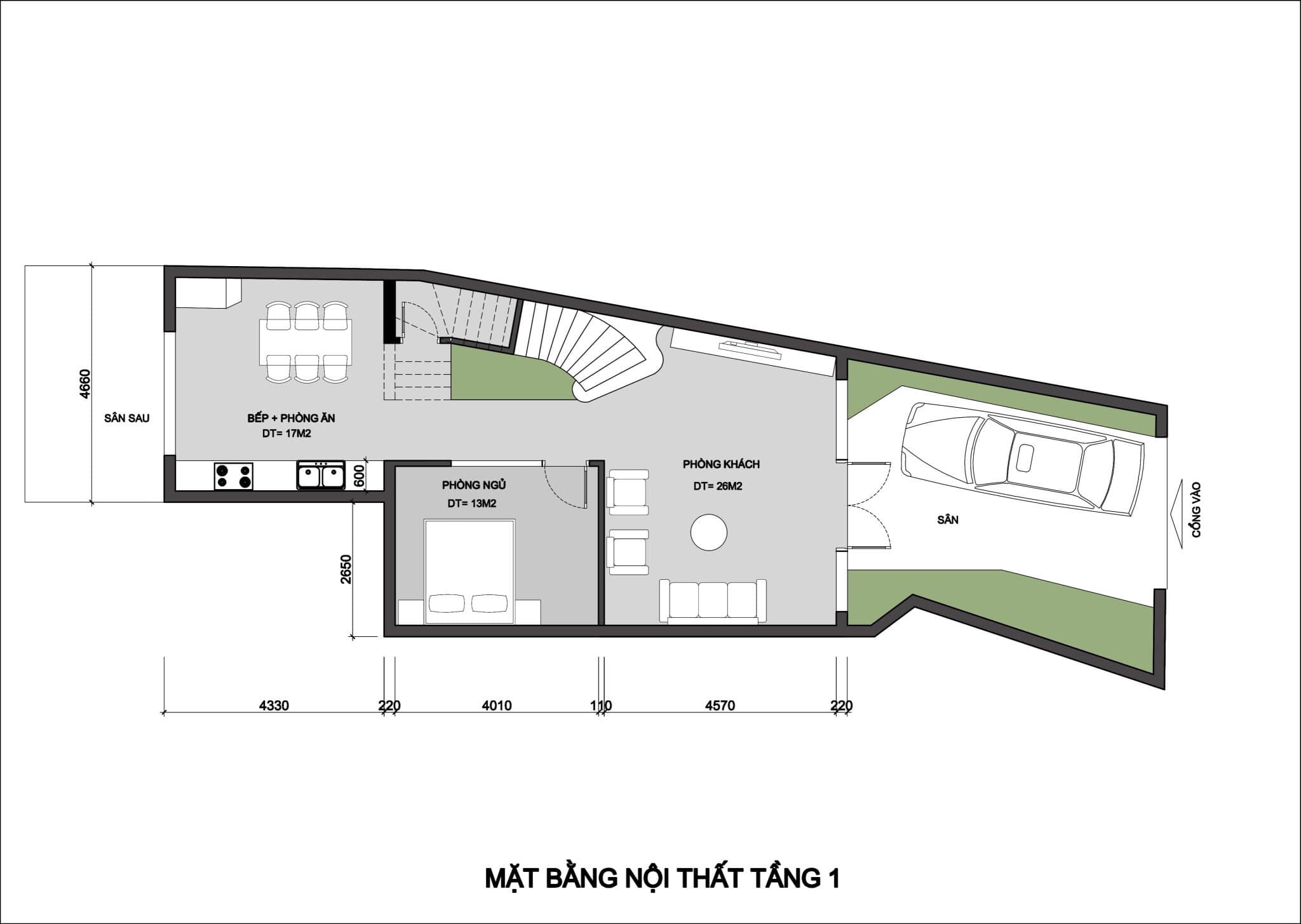 Chi tiết mặt bằng
